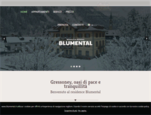 Tablet Screenshot of blumental.it